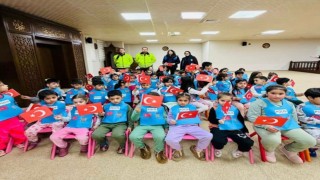 Polis Haftasında Patnosta miniklere anlamlı ziyaret
