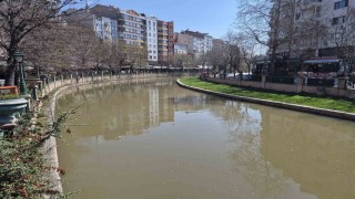 Porsuk Çayı kahverengine büründü