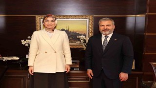 Rektör Adıgüzelden Bakan Yardımcısı Kübra Güran Yiğitbaşına ziyaret