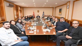 Rektör Adıgüzelin katılımıyla AUPRESS Dergi Editörleri Değerlendirme Toplantısı yapıldı