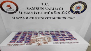 Samsunda uyuşturucu operasyonu: 3 bin 359 adet hap ele geçirildi