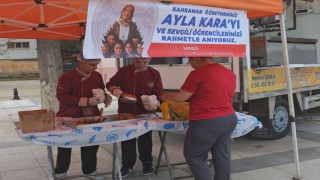Şehit öğretmen ve öğrenciler için lokma hayrı