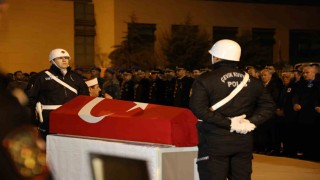 Şehit polis memuru Seçkin Yalçın, memleketi Elazığda törenle karşılandı