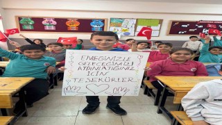 Siirtte öğrencilerden öğretmenlere sıcak karşılama