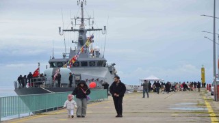 Sinopta 23 Nisan coşkusu: TCG Kilimli ve TCSG-DOST ziyarete açıldı