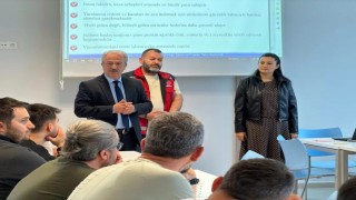 Sinopta ambulans sürücülerine güvenli sürüş eğitimi