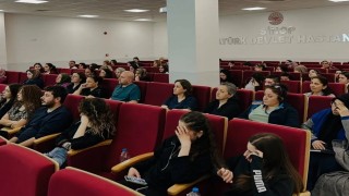 Sinopta hastane personeli afetlere karşı bilinçleniyor