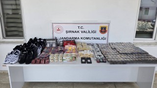 Şırnakta jandarmadan asayiş, kaçakçılık ve narkotik operasyonu