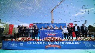 Sultanbeylide 3 yeni okulun temeli atıldı