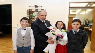 Talasta küçük başkan büyük mesajlar verdi