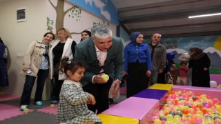 Tavşancıl Çocuk Oyun Evi modern yüzüyle açıldı