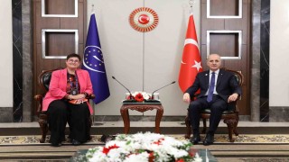 TBMM Başkanı Kurtulmuş, Avrupa Konseyi Parlamenter Meclisi Başkanı Bayr ile bir araya