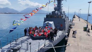 TCG BORA Alanyada ziyarete açıldı