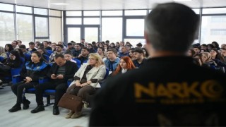 Tekirdağda Üniversite öğrencilerine Narko gençlik bilgilendirmesi