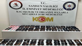 Tekkeköyde kaçak gözlük operasyonu