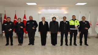 Tercanda Polis Haftası etkinlikleri kapsamında ziyaretler gerçekleştirildi