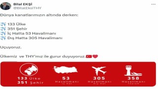 THY, 133 ülkede 358 havalimanına uçuş düzenliyor