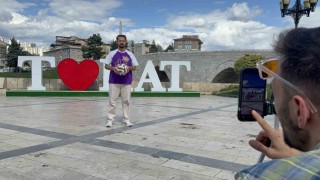 Tokatın tarihini futbol şovuyla tanıtıyor