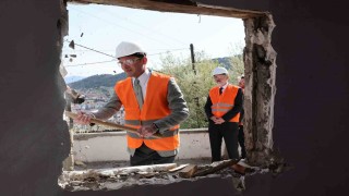Tokatta kentsel dönüşümde yıkımlar başladı