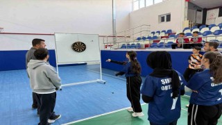 Tomarzada 23 Nisan coşkusu masa tenisi ve dart turnuvalarıyla yaşandı