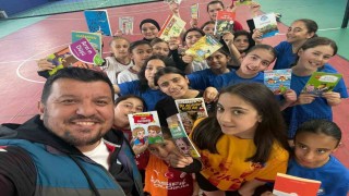 Tomarzada spor ve kitap bir arada