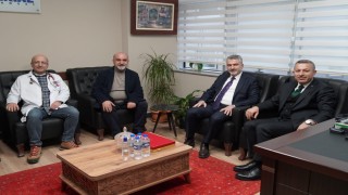 Trabzon Valisi Şahinden Özel İmperial Hastanesine ziyaret