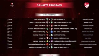 Trendyol 1. Ligde 36. hafta programı açıklandı