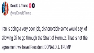 Trumptan İrana Hürmüz Boğazı uyarısı