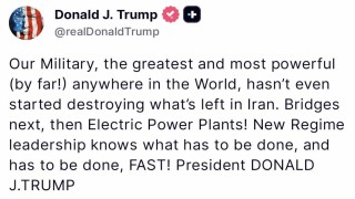 Trumptan İrana uyarı Sırada köprüler, ardından elektrik santralleri var