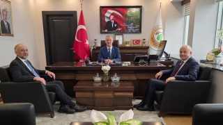 TSO Başkanı Demirden Halil Ofluya ziyaret