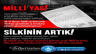 Türk Eğitim-Sen Başkanı Geylan: Türk Eğitim-Sen olarak aldığımız iş bırakma kararını hafta sonuna kadar uzatıyoruz