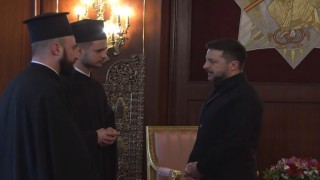 Ukrayna Devlet Başkanı Zelenskiyden Rum Patrikhanesine ziyaret