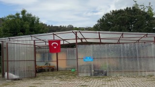 Ülkü Ocaklarından özel öğrencilerin okuluna 23 Nisan hediyesi sera