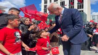 Ümraniyede 23 Nisan coşkusu yaşandı