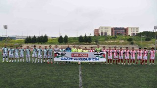 Üniversiteli sporculardan Filistin ve Gazzeye özgürlük etkinliği