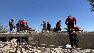 Uşakta gerçeği aratmayan deprem tatbikatı gerçekleştirildi