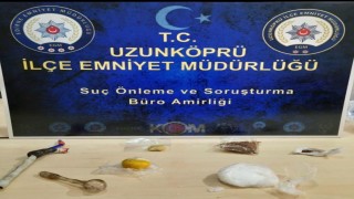 Uzunköprüde uyuşturucu operasyonu: Şüpheli tutuklandı