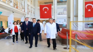 Vali Akbıyıktan Muğla Eğitim ve Araştırma Hastanesinde denetim