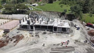 Vali Masatlı Belende okul inşaatını inceledi