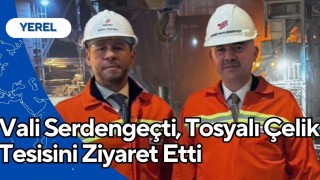 Vali Serdengeçti, Tosyalı Çelik Tesisini Ziyaret Etti