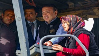 Vali Sözer, asfalt serim çalışmalarını yerinde inceledi