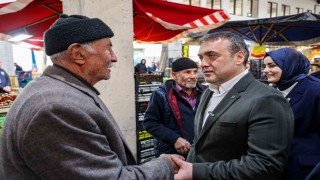 Vali Sözer esnaf ve vatandaşla buluştu