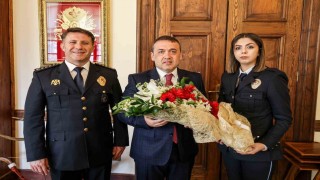Vali Sözer, Polis Haftası dolayısıyla teşkilat mensuplarını kabul etti