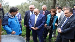 Vali Ustaoğlu, antik kenti gezerek sikke basıp sabun yaptı
