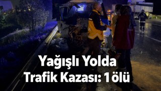 Yağışlı Yolda Trafik Kazası: 1 Ölü