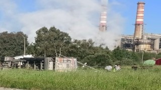 Yatağanda kömür yüklü kamyon devrildi: 1 yaralı