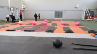 Yenilenen Tavşancıl Spor Salonu kapılarını açtı