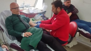 Yenipazar İlçe Milli Eğitimden kan bağışına destek