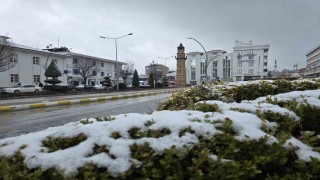 Yozgatta Nisan ayında kar sürprizi
