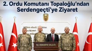 2. Ordu Komutanı Topaloğlu’ndan Serdengeçti’ye Ziyaret